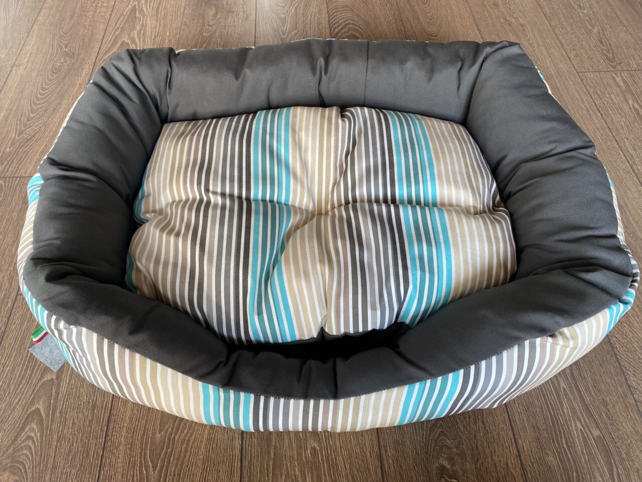 Caadoog cuccia rettangolare con bordi cuscino per cani e gatti