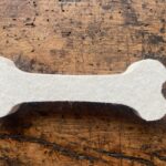 caadoog Osso in feltro, gioco per cani naturale e divertente Made in Italy