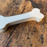 caadoog Osso in feltro, gioco per cani naturale e divertente Made in Italy