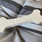 caadoog Osso in feltro, gioco per cani naturale e divertente Made in Italy